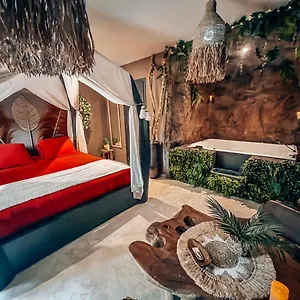  Appartement La Grotte Chambre Jacuzzi Charme Romantique Terrasse Privée 300m Plage Et Restaurants Valmer - Golfe Saint Tropez